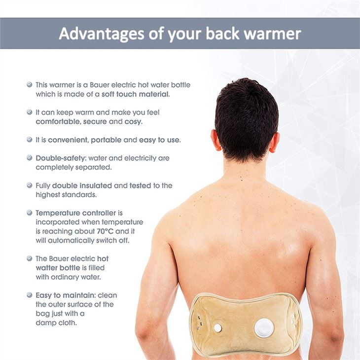 Electric Hot Water Bag With Waist
