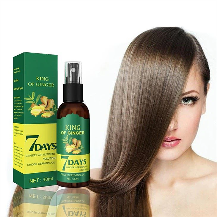 Taimne ingveri juuste kasvu hooldav õlisprei