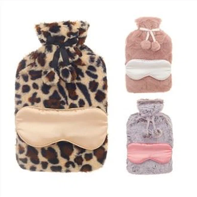 Karusnahast kuumaveepudeli kate ja silmamask