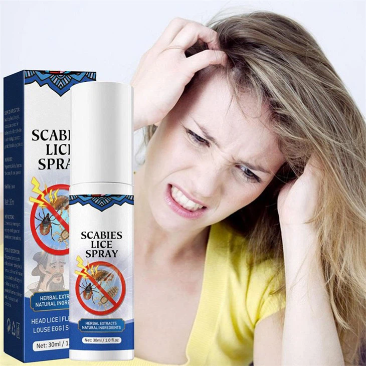 Head Lice Flea Tick Louse Egg Removing Treatment Spray