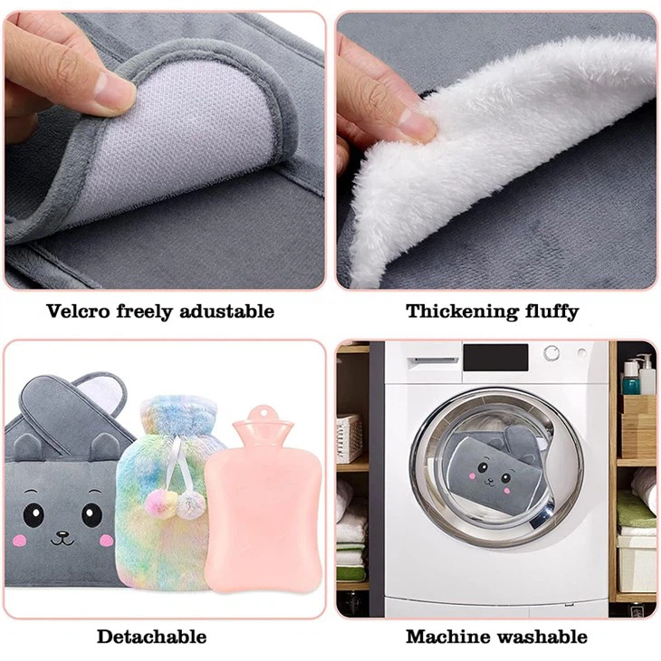 Pvc Hot Water Bottle With Waist Cover