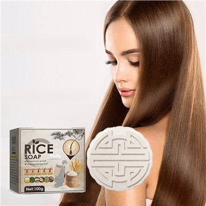 Juuksekasvu riisi käsitsi valmistatud seep
