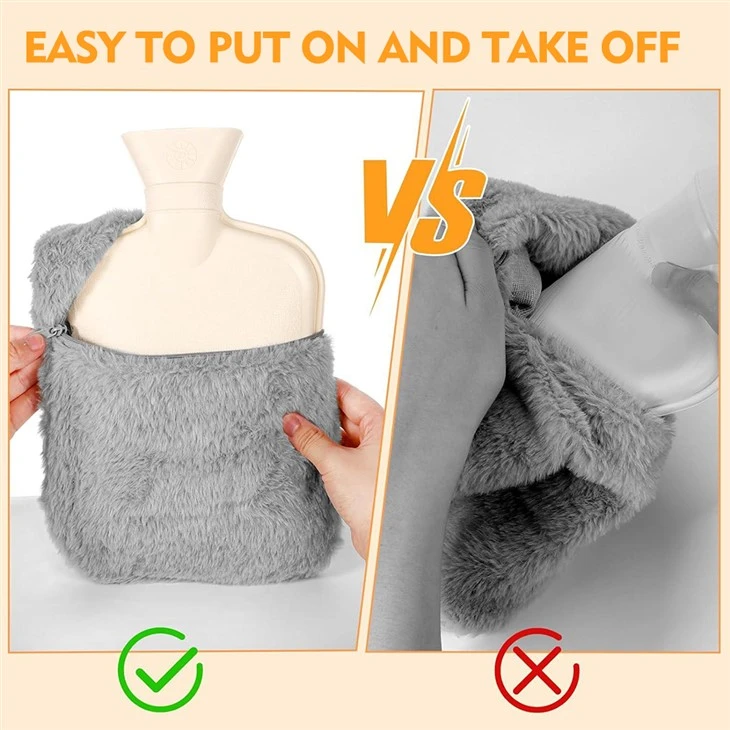 hot water bag cover with pocket