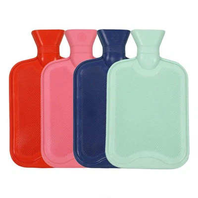 Kohandatud värviline kummist kuumaveepudel