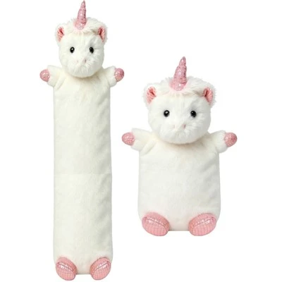 Talvine kehasoojendaja kummist pikk kuumaveepudel Unicorn plush loomakate